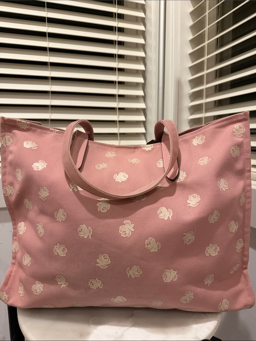 Coach Lunar New Year Tote 42 with Rabbit Graphic - Picture 5 of 9